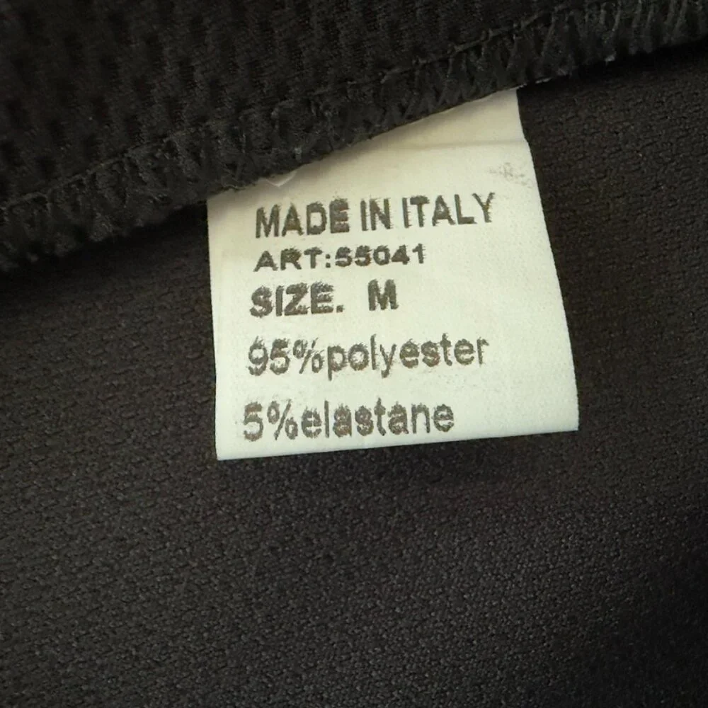 Lungo L’Arno Textured Black Zip-Front Jacket – Size Medium - Picture 5 of 9